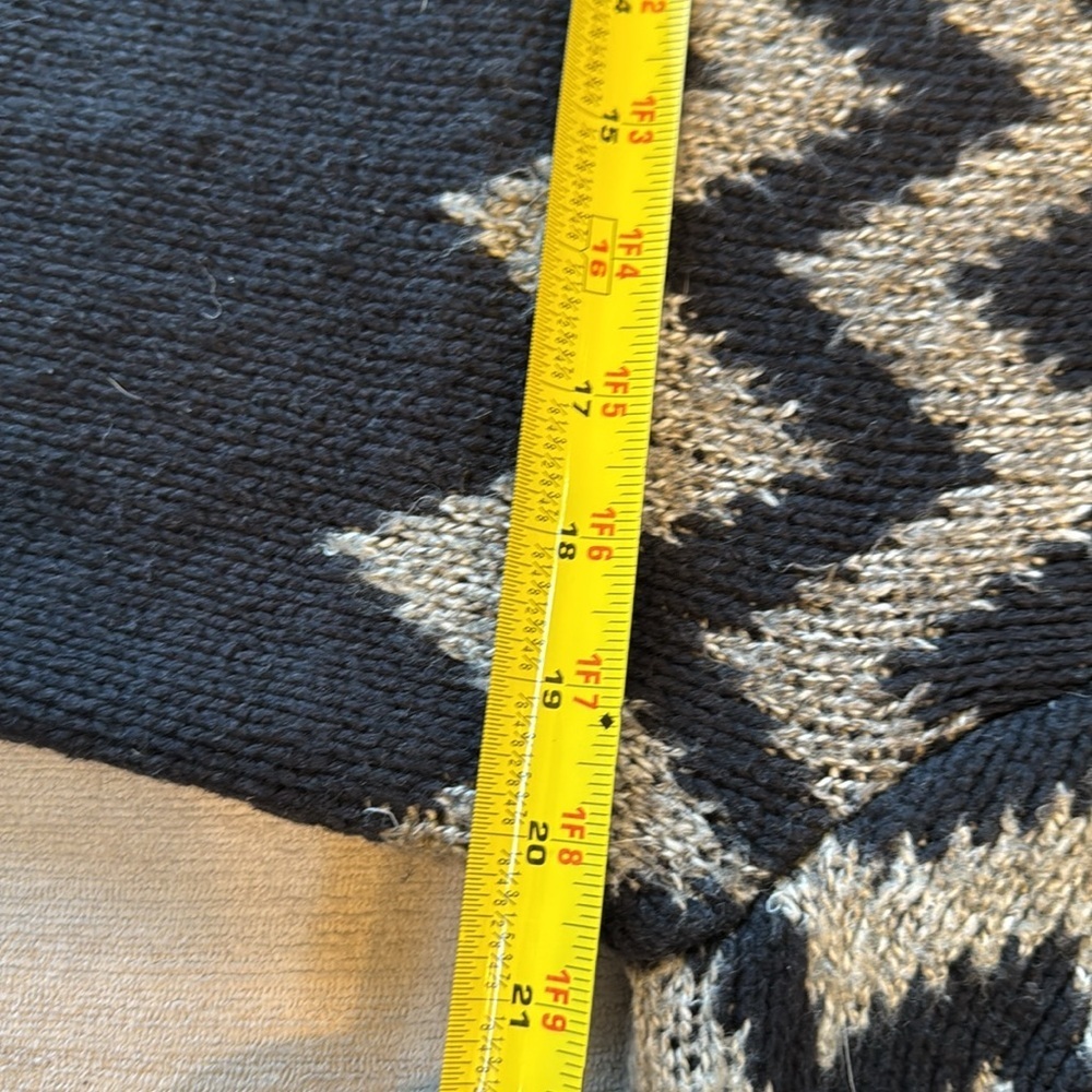 Anthropologie Koto Urban Outfitters Aztec Sweater Medium Tribal Gray Womens Men - Picture 5 of 10